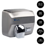 Döner Başlıklı El Kurutma Makinesi GSQ250C - Xinda Rotary Head Hand Dryer @kircaco