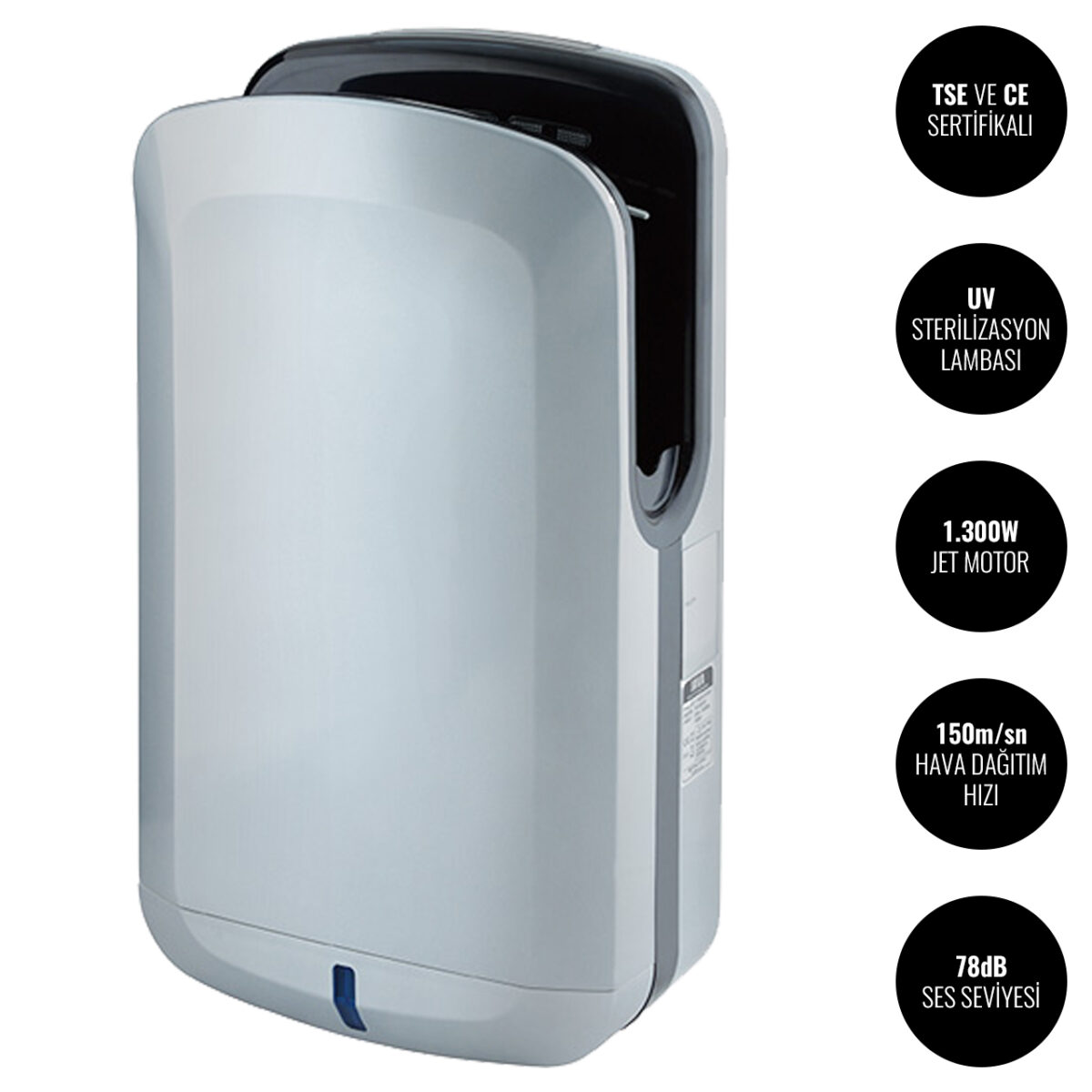 Kule Tipi Jet El Kurutma Makinesi TH1500D - JAVA Tower Type Jet Hand Dryer @kircaco