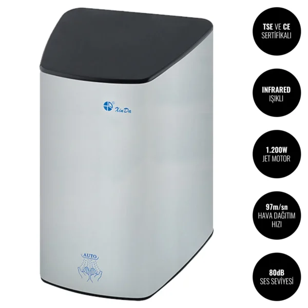 Xinda GSQ120K Sensörlü Jet El Kurutma Makinesi #islakhacim @kircaco