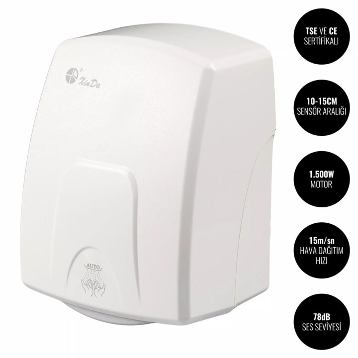 Sensörlü El Kurutma Makinesi GSQ150 - Xinda Bottom Blowing Hand Dryer @kircaco