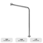 L-Tipi Duvardan Yere Engelli Tutunma Barı 509L #engelliekipmanlari @kircaco