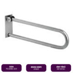 Efor Duvar Tipi Mafsallı Engelli Tutunma Barı @kircaco #engelliekipmanlari