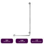 Efor L-Tipi Dikey Engelli Tutunma Barı @kircaco #engelliekipmanlari