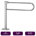 Efor Yer Tipi Mafsallı Engelli Tutunma Barı @kircaco #engelliekipmanlari