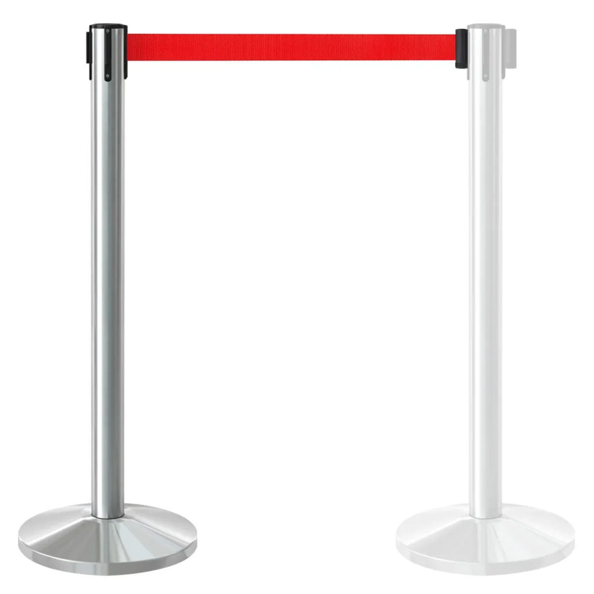 InoBarrier Krom Şerit Bariyer - Kırmızı Şerit BBCS3R - Görsel 2