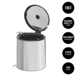 Tezgah Altı Asma Kapaklı Paslanmaz Çelik Çöp Kovası 10 LT #islakhacim @kircaco