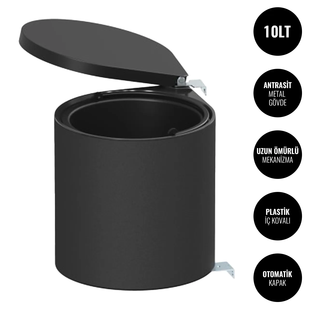 Tezgah Altı Otomatik Kapaklı Çöp Kovası 10 LT #islakhacim @kircaco Tezgah Altı Otomatik Kapaklı Çöp Kovası 10 LT #islakhacim @kircaco