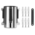 InoBarrier Duvara Monte Krom Şerit Bariyer WBCS3B Siyah Şerit #şeritbariyer @kircaco