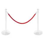 InoBarrier Krom Protokol Bariyeri Kordonu - Kırmızı Kadife 1,5m BCCS1R #protokolbariyeri @kircaco
