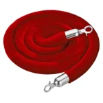 InoBarrier Krom Protokol Bariyeri Kordonu - Kırmızı Kadife 1,5m BCCS1R #protokolbariyeri @kircaco