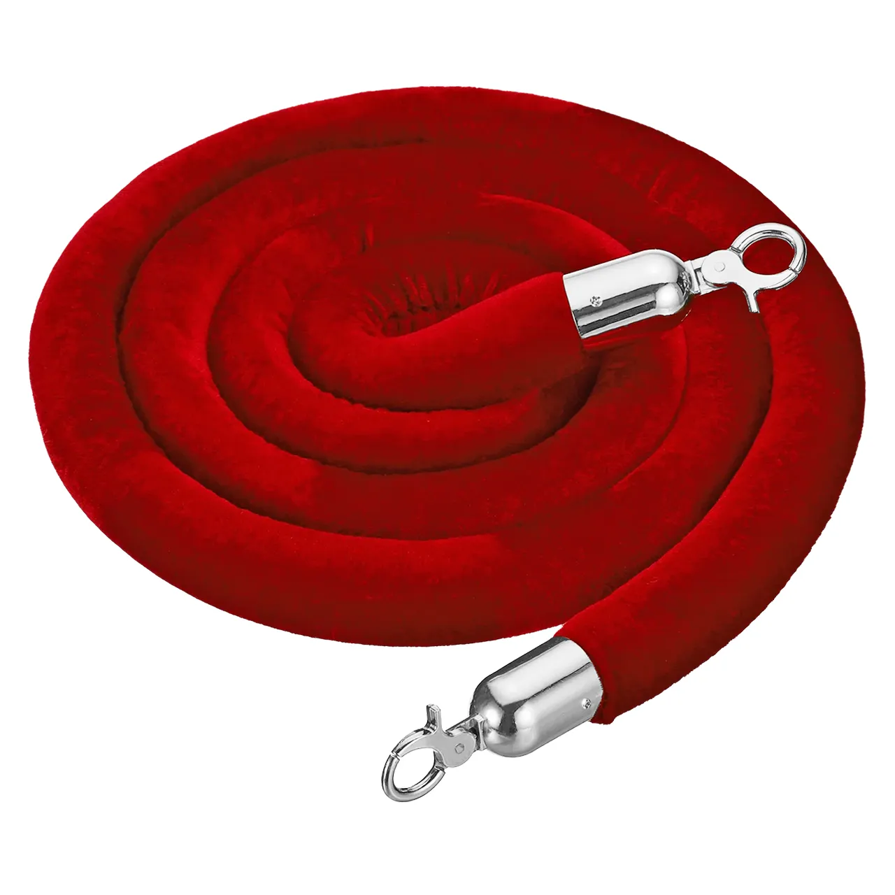 InoBarrier Krom Protokol Bariyeri Kordonu - Kırmızı Kadife 1,5m BCCS1R #protokolbariyeri @kircaco