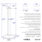 InoBarrier Lüks Altın Protokol Bariyeri - Tek Direk RBGS1L #protokolbariyeri @kircaco