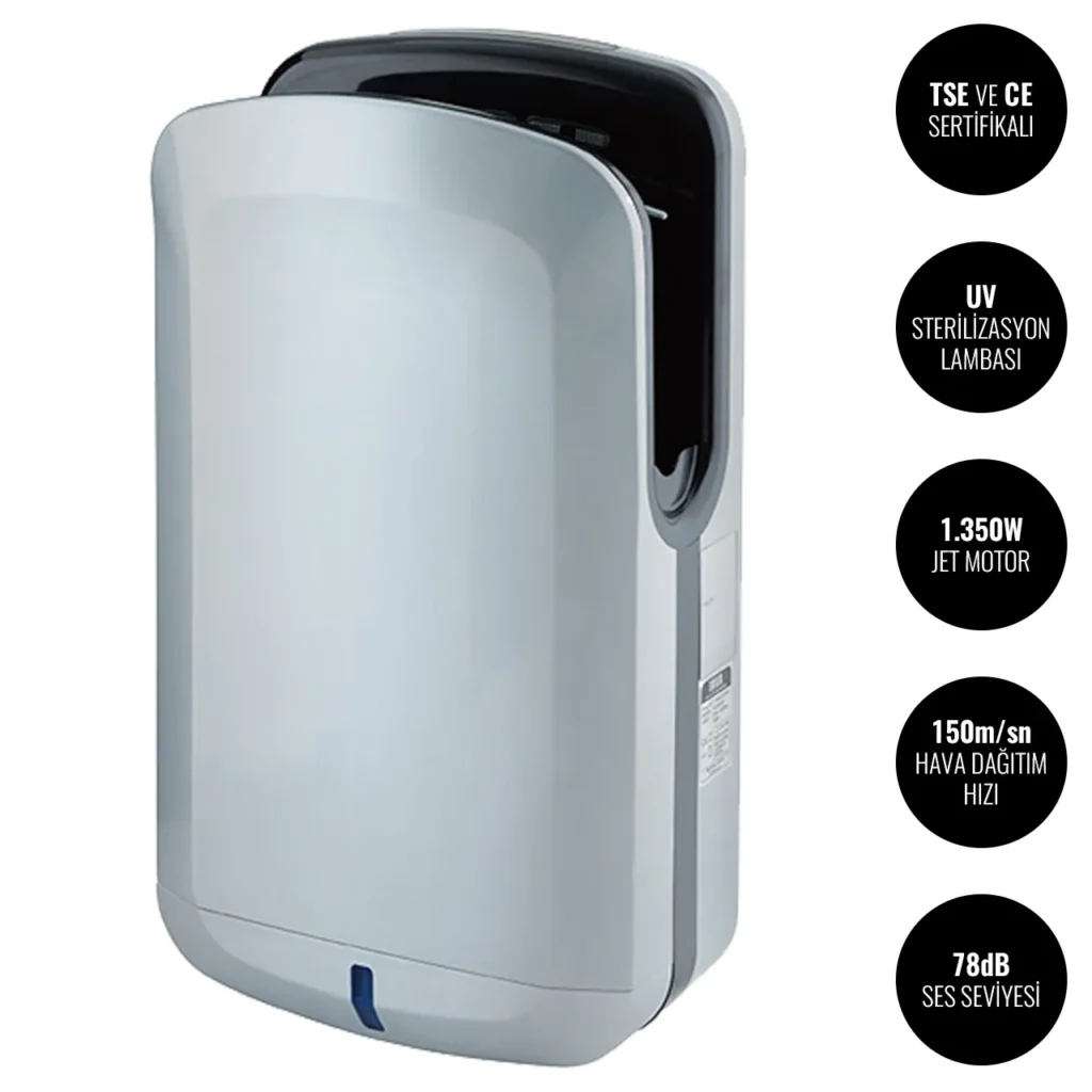Java TH1500D Kule Tipi Jet El Kurutma Makinesi W6TEPCHDJASJ Tower Type Jet Hand Dryer #islakhacim @kircaco