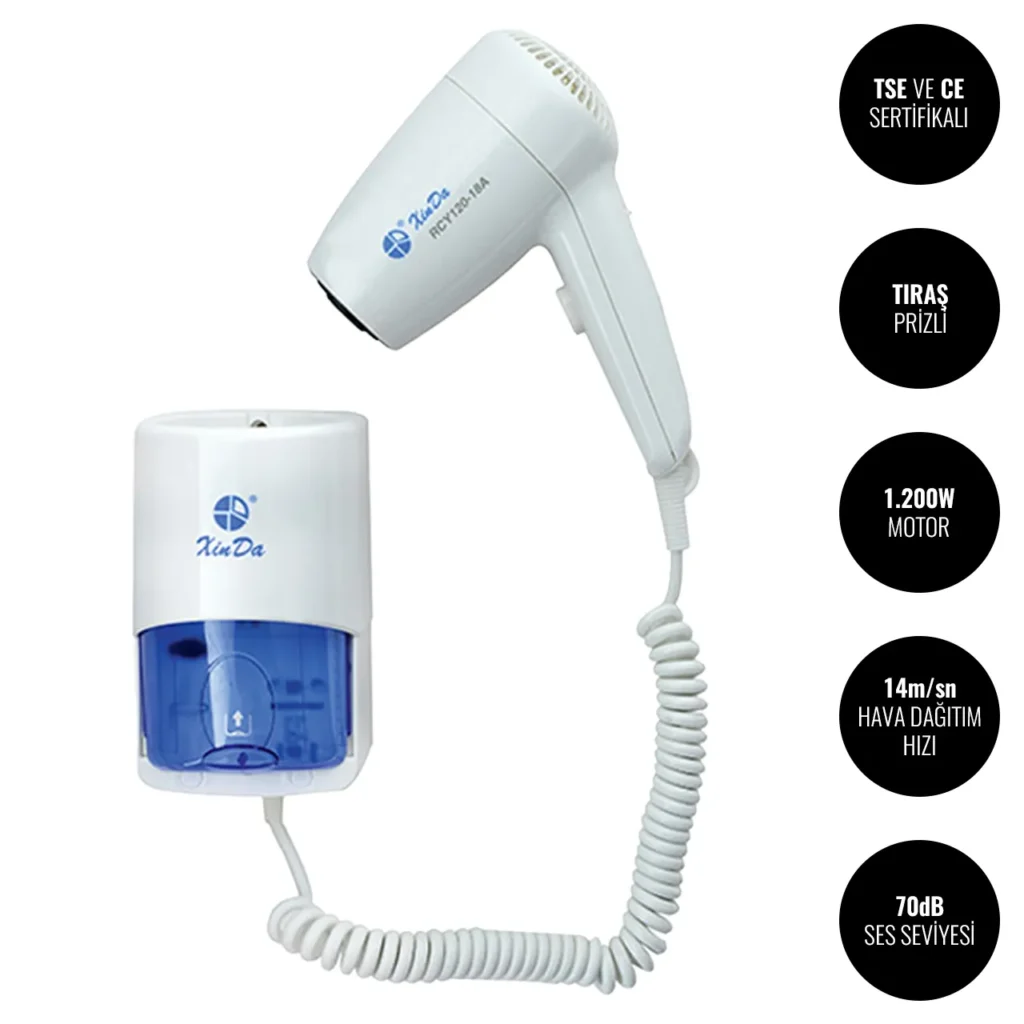 Xinda RCY120-18A Duvara Monte Saç Kurutma Makinesi #islakhacim @kircaco