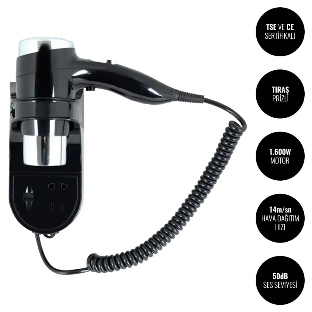 Easton ES5504B Duvara Monte Saç Kurutma Makinesi #islakhacim @kircaco