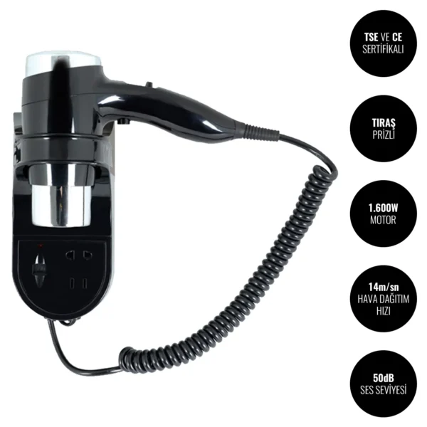 Easton ES5504B Duvara Monte Saç Kurutma Makinesi #islakhacim @kircaco