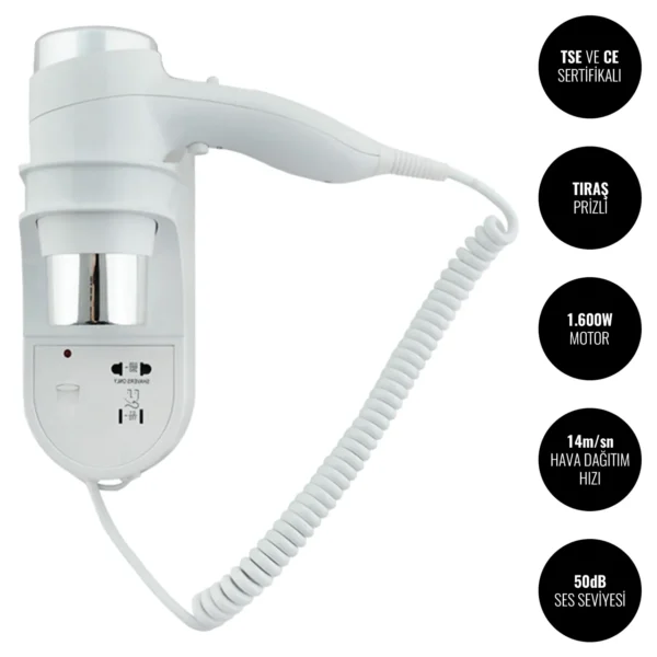 Easton ES5504W Duvara Monte Saç Kurutma Makinesi #islakhacim @kircaco