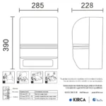 Xinda CZQ20 Fotoselli Kağıt Havlu Dispenseri #islakhacim @kircaco