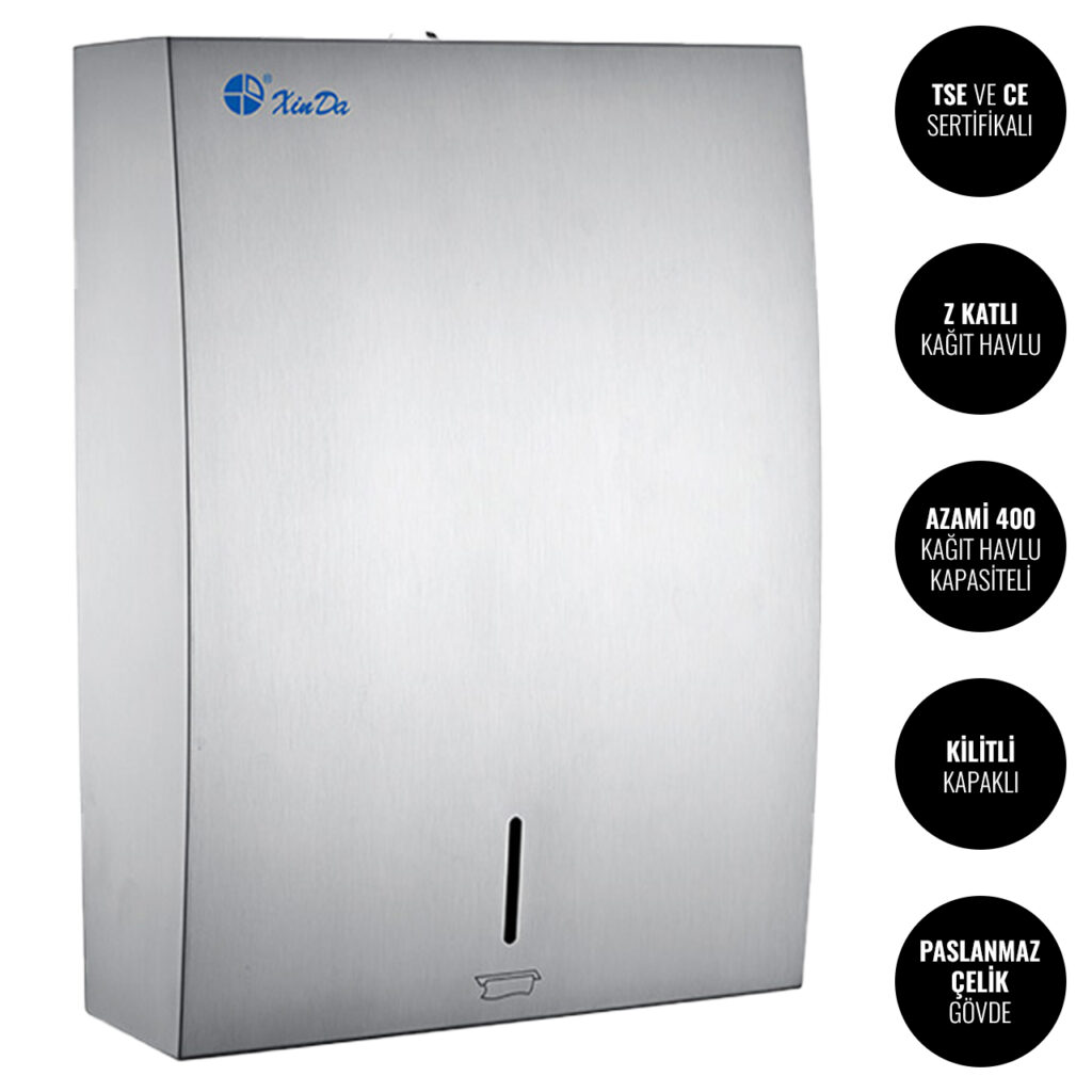 Xinda ZJH12H Manuel Z Katlı Kağıt Havlu Dispenseri #islakhacim @kircaco