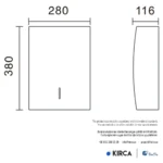 Xinda ZJH12H Manuel Z Katlı Kağıt Havlu Dispenseri #islakhacim @kircaco