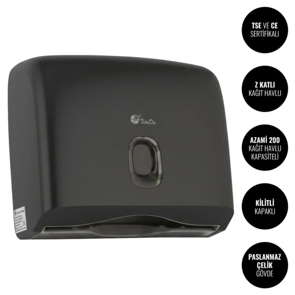 Xinda ZJH230B Manuel Z Katlı Kağıt Havlu Dispenseri #islakhacim @kircaco