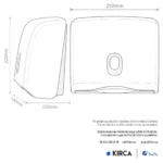 Xinda ZJH230B Manuel Z Katlı Kağıt Havlu Dispenseri #islakhacim @kircaco