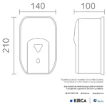 Xinda ZYQ120 Sensörlü Pilli Sıvı Sabun Dispenser W6TEPCLDXA1C Automatic Liquid Soap Dispenser #islakhacim @kircaco