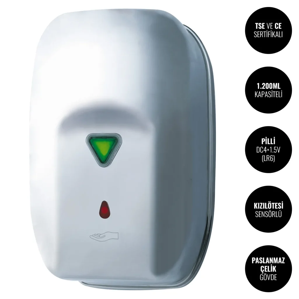 Xinda ZYQ120 Sensörlü Pilli Sıvı Sabun Dispenser #islakhacim @kircaco