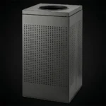InoBin OTC769 Dış Mekan Siyah Çöp Kovası 54lt O6GEPTTCI54B Outdoor Trash Can @kircaco #dismekan