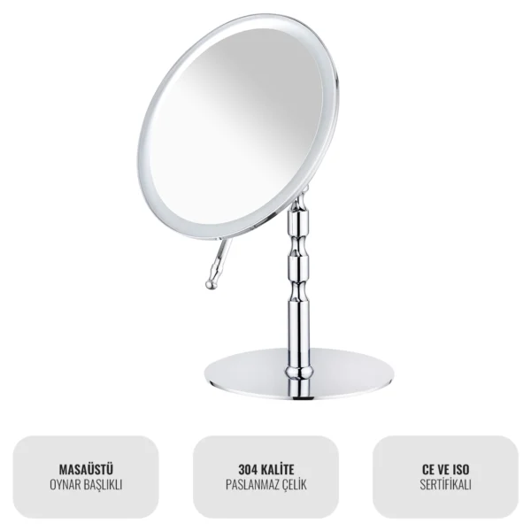 EIM Elegance MMD1LC Masaüstü Makyaj Aynası W6BEPTMMEE0C Single Leg Desktop Makeup Mirror @kircaco #islakhacim #makyajaynasi