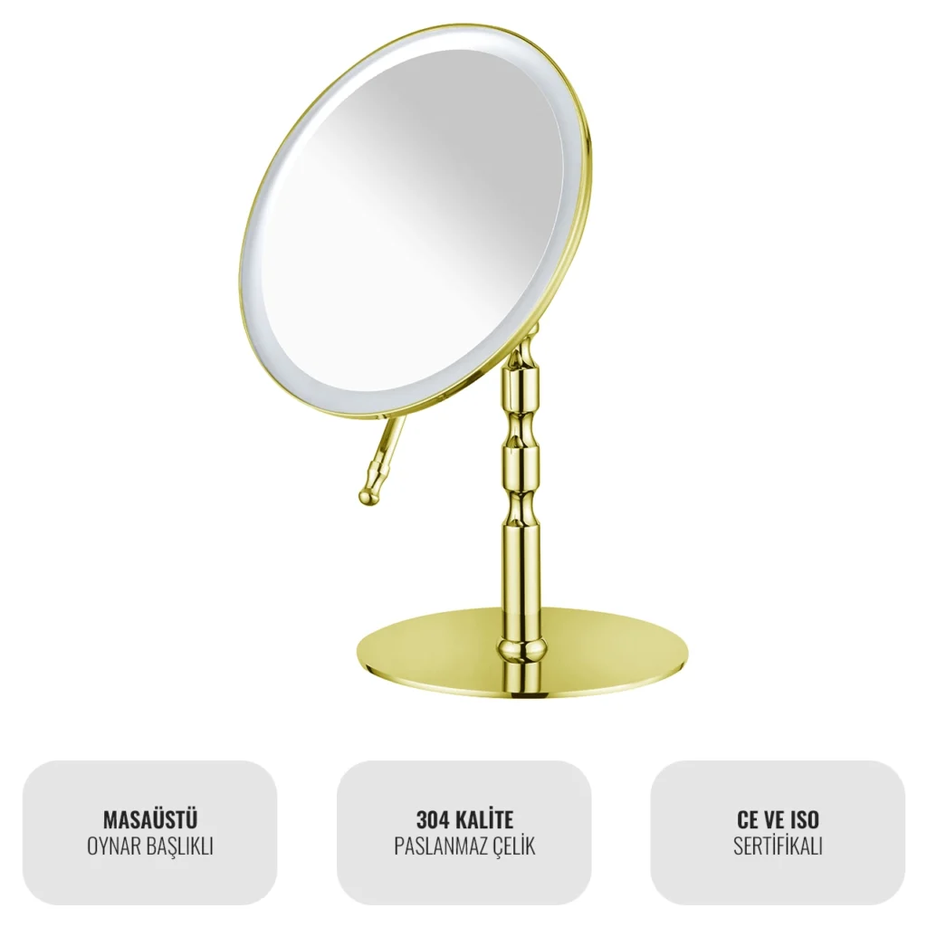 EIM Elegance MMD1LG Masaüstü Makyaj Aynası W6BEPTMMEE0G Single Leg Desktop Makeup Mirror @kircaco #islakhacim #makyajaynasi