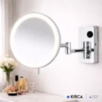 EIM Elegance MML3AC 3 Kollu Mafsallı Ledli Makyaj Aynası - Kare Rozetli W6BEPTMMEE3C Triple Articulated Arm Led Makeup Mirror Square Badge @kircaco #islakhacim #makyajaynasi