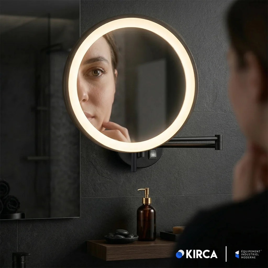 EIM Elegance MML3AB 3 Kollu Mafsallı Ledli Makyaj Aynası W6BEPTMMEE3B Triple Articulated Arm Led Makeup Mirror @kircaco #islakhacim #makyajaynasi