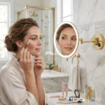 EIM Elegance MML3AG 3 Kollu Mafsallı Ledli Makyaj Aynası W6BEPTMMEE3G Triple Articulated Arm Led Makeup Mirror @kircaco #islakhacim #makyajaynasi