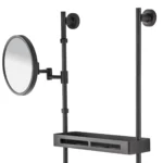 EIM Elegance SSH3AB Makyaj Aynalı Duş Rafı W6BEPTSSEE2B Makeup Mirror Shower Shelf @kircaco #islakhacim #dusrafi