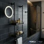 EIM Elegance SSL3AB Led Makyaj Aynalı Duş Rafı W6BEPTSSEE3B Led Makeup Mirror Shower Shelf @kircaco #islakhacim #dusrafi