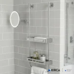 EIM Elegance SSL3AC Led Makyaj Aynalı Duş Rafı W6BEPTSSEE3C Led Makeup Mirror Shower Shelf @kircaco #islakhacim #dusrafi