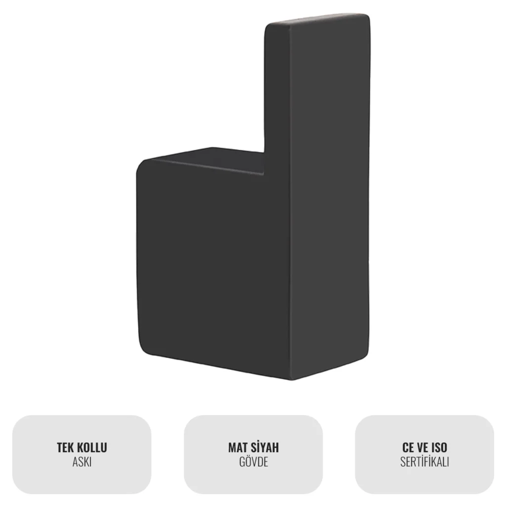 EIM Elegance TRH1AB Siyah Havlu Askısı W6BEPTTREE1B Black Towel Rack @kircaco #islakhacim #havluaskisi