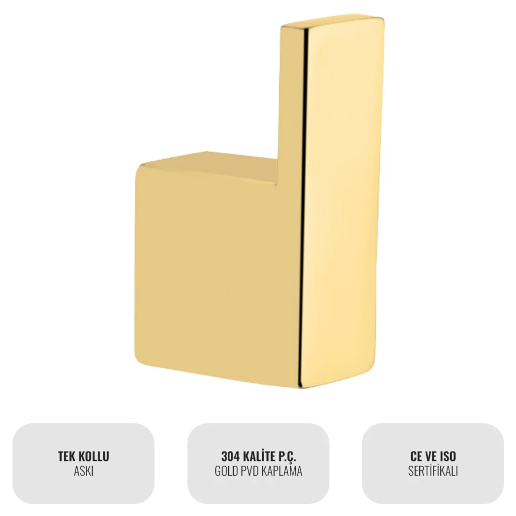 EIM Elegance TRH1AG Altın Havlu Askısı W6BEPTTREE1G Gold Towel Rack @kircaco #islakhacim #havluaskisi