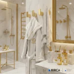 EIM Elegance TRH1AG Altın Havlu Askısı W6BEPTTREE1G Gold Towel Rack @kircaco #islakhacim #havluaskisi