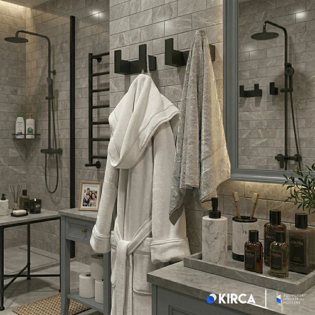 EIM Elegance TRH2AB Siyah İkili Havlu Askısı W6BEPTTREE2B Black Dual Towel Rack @kircaco #islakhacim #havluaskisi
