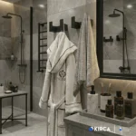 EIM Elegance TRH2AB Siyah İkili Havlu Askısı W6BEPTTREE2B Black Dual Towel Rack @kircaco #islakhacim #havluaskisi