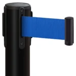 InoBarrier BBBA2K Siyah Şerit Bariyer 2m Mavi Şerit S6TES1BBIM2K Black Retractable Belt Barrier 2m Royal Blue Belt #guvenlikekipmanlari #seritbariyer @kircaco