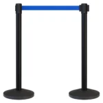 InoBarrier BBBA2K Siyah Şerit Bariyer 2m Mavi Şerit S6TES2BBIM2K Black Retractable Belt Barrier 2m Royal Blue Belt #guvenlikekipmanlari #seritbariyer @kircaco
