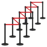 InoBarrier BBBA3R Siyah Şerit Bariyer 3m Kırmızı Şerit S6TES1BBIM3R Black Retractable Belt Barrier 3m Red Belt #guvenlikekipmanlari #seritbariyer @kircaco