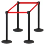 InoBarrier BBBA3R Siyah Şerit Bariyer 3m Kırmızı Şerit S6TES4BBIM3R Black Retractable Belt Barrier 3m Red Belt #guvenlikekipmanlari #seritbariyer @kircaco