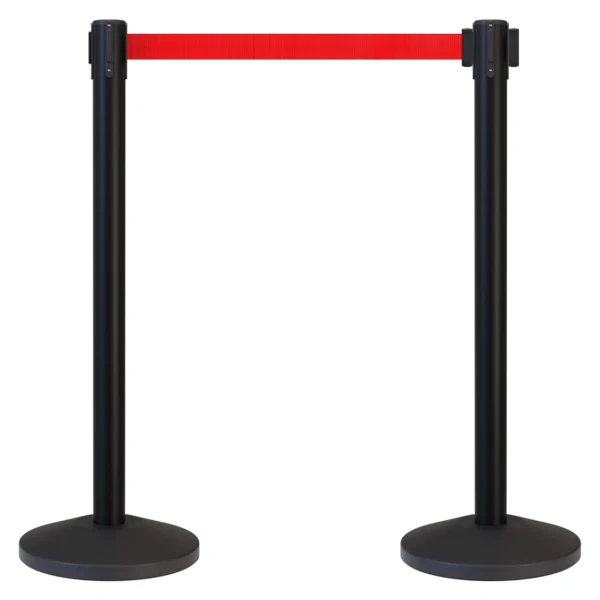 InoBarrier BBBA3R Siyah Şerit Bariyer 3m Kırmızı Şerit S6TES2BBIM3R Black Retractable Belt Barrier 3m Red Belt #guvenlikekipmanlari #seritbariyer @kircaco