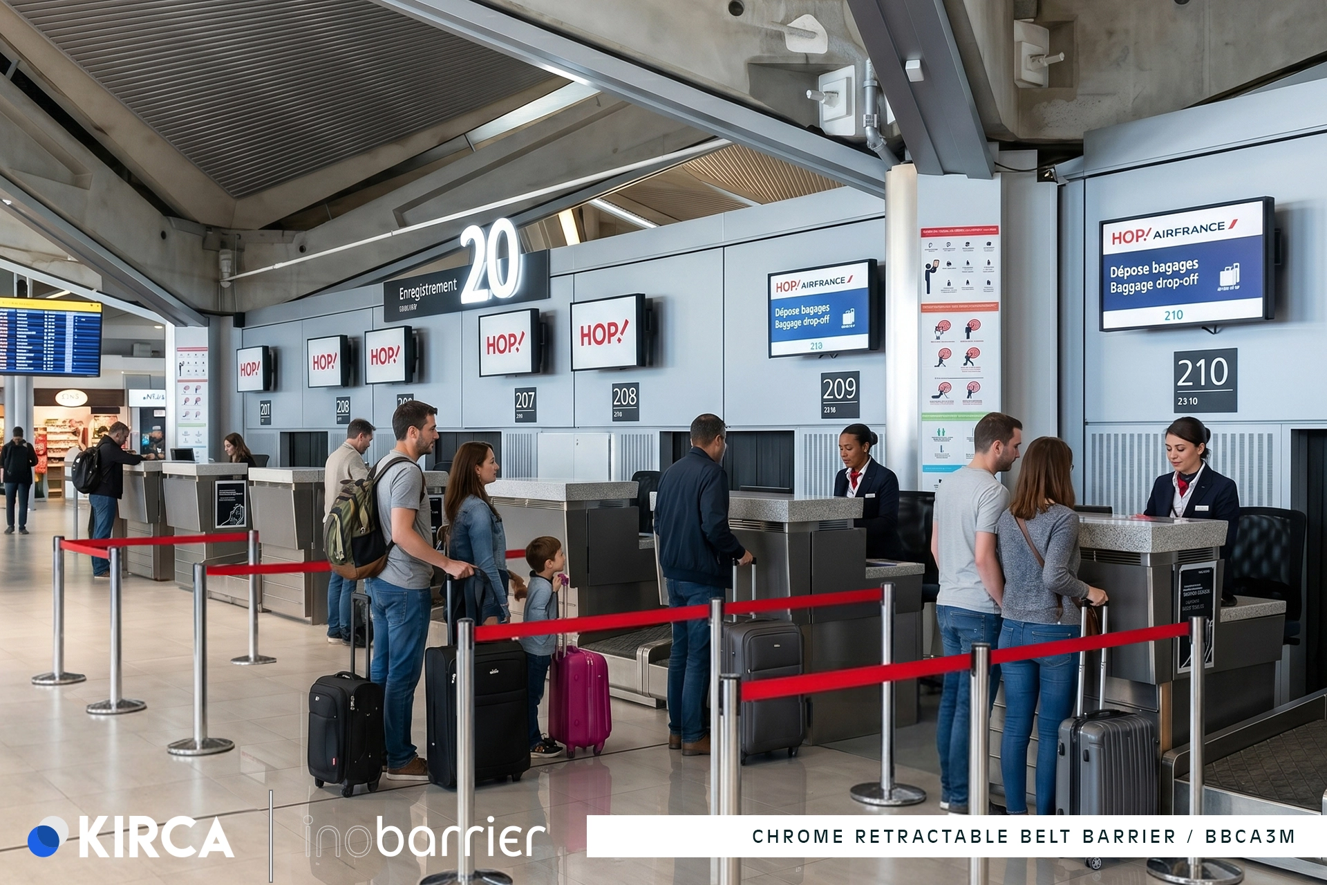 InoBarrier BBCA3M Krom Şerit Bariyer 3m S6TES1BBIS3M Chrome Retractable Belt Barrier 3m #guvenlikekipmanlari #seritbariyer @kircaco