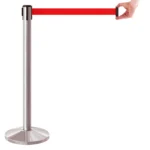 InoBarrier BBCA3R Krom Şerit Bariyer 3m Kırmızı Şerit S6TEPTBBIS3R Chrome Retractable Belt Barrier 3m Red Belt #guvenlikekipmanlari #seritbariyer @kircaco