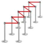 InoBarrier BBCA3R Krom Şerit Bariyer 3m Kırmızı Şerit S6TES1BBIS3R Chrome Retractable Belt Barrier 3m Red Belt #guvenlikekipmanlari #seritbariyer @kircaco